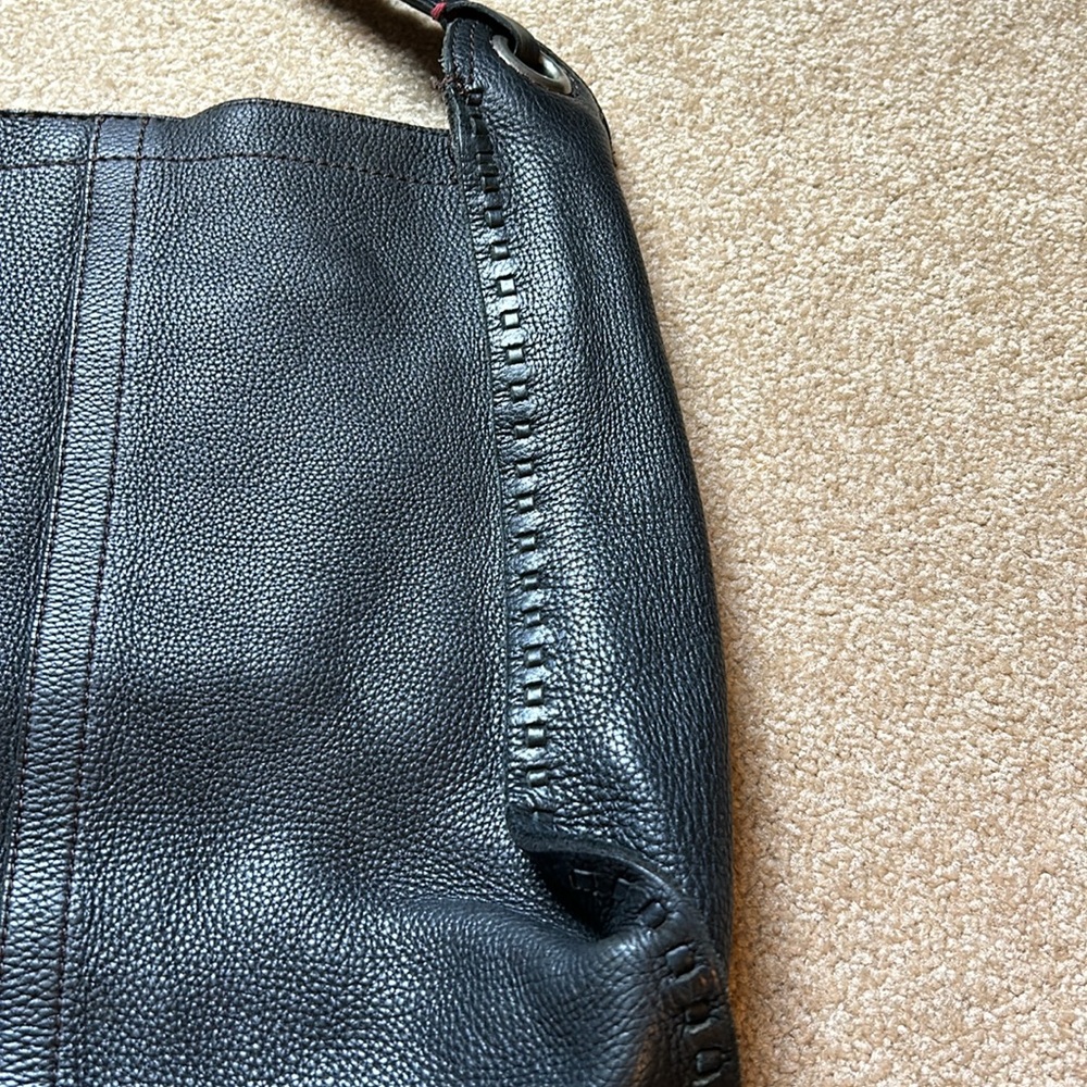 Lucky brand, black, hobo leather purse - Picture 3 of 11